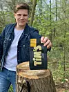 Kaffeeröster Tim Elmenthaler (19) ist bei einer Reise nach Peru auf den Geschmack gekommen.