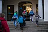 Schüler gehen in die Grund- und Stadtteilschule Eppendorf in Hamburg (Archivbild).
