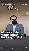 Kuranyi Instagram Story zu Metzelder 1