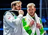 Die deutschen Handballtorhüter Andreas Wolff und Johannes Bitter