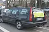 Einer der Teilnehmer des Autokorsos.