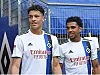 Jonas David (l.) wird nach Würzburg verliehen, Xavier Amaechi muss in Hamburg bleiben.