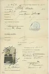 Carl Reinhard Rehs Entlassungsschein 1918