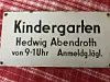 Kindergartenschild