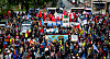 Rund 2600 Teilnehmer gingen am Ostermontag für Abrüstung auf die Straße.