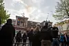 Laut Polizei versammelten sich um doe 400 Menschen vor der Roten Flora.