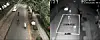 Links das Realbild, rechts das anonyme Wärmebild.
