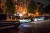 Mehrere Streifenwagen am Schulterblatt in Hamburg.