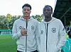 Jonas David und Aaron Opoku beim U20-Länderspiel
