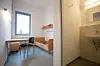 So sieht ein Einzelhaftraum im neu gebauten Haus 3 der JVA Glasmoor aus.