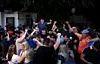 Fußballparty in einem Liverpooler Pub