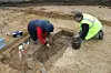 Die Knochen von Anna Marlena Princk werden freigelegt.