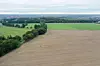 Drohnenaufnahme vom ehemaligen Richtplatz von Harsefeld.