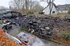 Abgebranntes Bootshaus in Fuhlsbüttel