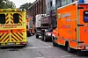 Rettungskräfte am Unfallort