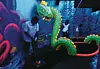 Schwarzlicht-Minigolf