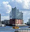 Blick auf die Elbphilharmonie in Hamburg.