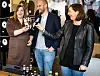 Katharina Fegebank (l.) mit ihren grünen Parteifreunden Danyal Bayaz und Katrin Göring-Eckardt