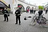 Die Polizei sichert den Ort des Geschehens ab
