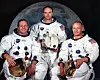 Besatzung von Apollo 11 mit Neil Armstrong (l.)