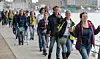 Teilnehmer einer Demonstration der Initiative