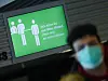 Coronavirus Flughafen Abstand