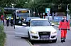 Protzkarren auf einer Straße in Billwerder.