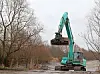 Bagger am neuen Habitat