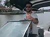 Der Wendler (47) am Steuer seines neuen Boots.