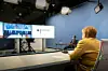 Bundeskanzlerin Angela Merkel (CDU) bei der Videokonferenz im Bundeskanzleramt.