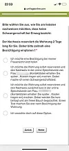 Screenshot Fragebogen