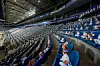 Das gesamte Stadion in Heerenveen war gefüllt mit Kuscheltieren.