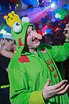Ein Frosch mit Penis-Nase.