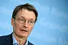 Gesundheitsminister Karl Lauterbach (SPD) erläutert nach der Videokonferenz der Gesundheitsministerinnen und –minister von Bund und Länder die neuen Quarantäne-Regeln.