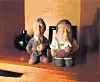 Helmut Schmidt und Franz Josef Strauß als Salz- und Pfefferstreuer.