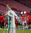 Das Fundament des Erfolgs: Manuel Neuer angelte sich das Tornetz.