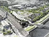 Visualisierung des Wohnprojekts „Hafenbahnpark“.