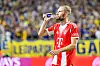 Konrad Laimer trinkt Wasser