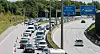 Verkehr staut sich auf der A23 bei Hamburg. (Archivbild)