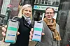 HVV-Geschäftsführerin Anna-Theresa Korbutt und Hochbahn-Chef Henrik Falk präsentieren die neue Ticket-Funktion „hvv any“.