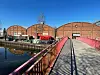 Die alten Stuhlrohrhallen in Bergedorf.