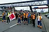Seit Dienstag ruht die Arbeit in den Häfen in Hamburg und Bremerhaven. Am Mittwoch will die Gewerkschaft den Druck auf die Arbeitgeber noch erhöhen.