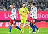Torhüter Daniel Heuer Fernandes zusammen mit Miro Muheim, Davie Selke und Ransford Königsdörffer im HSV-Einsatz. Alle werden beim Heimspiel gegen Braunschweig nicht auf dem Platz dabei sein.