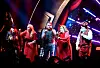Joey (v.l.n.r.), Patricia, John, Jimmy, Kathy und Paul Kelly während des Tour-Auftakts im November.