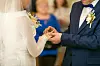 Brautpaar bei der Hochzeit