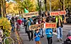 Demo gegen die Sternbrücken-Erneuerung Anfang November 2020.