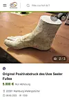 eBay Uwe Seeler Fuß