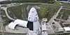 Der Start der SpaceX „Falcon 9'-Rakete musste wetterbedingt verschoben werden.