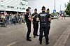 Polizeibeamte in Toulouse sichern die Straße
