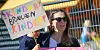 Eine Demonstration von „Familien in der Krise' in Hessen.